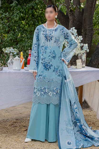 3 Piece - Embroidered Lawn  - Bloom 509