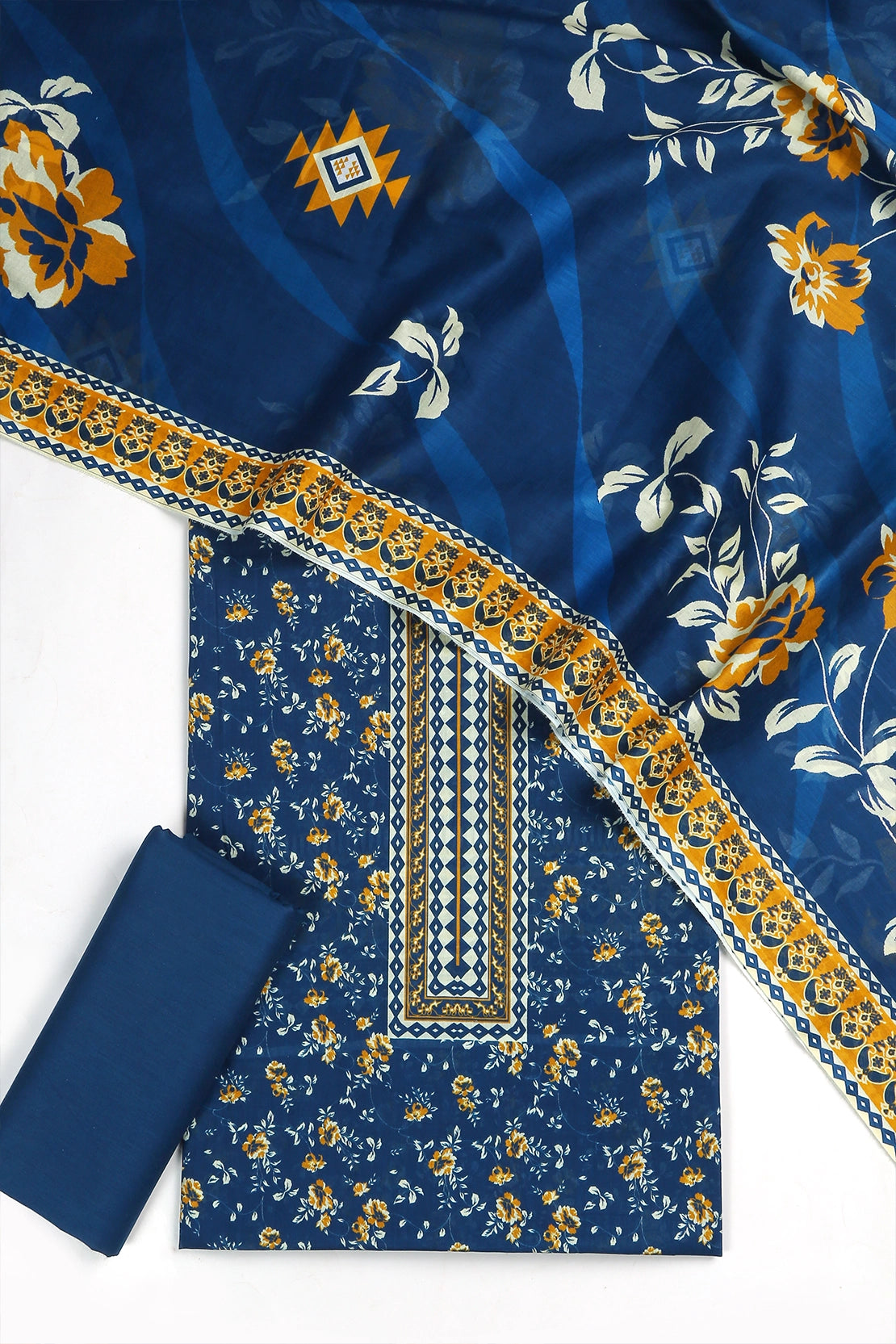 3 Piece - Digitally Printed Lawn - F10 - D4501