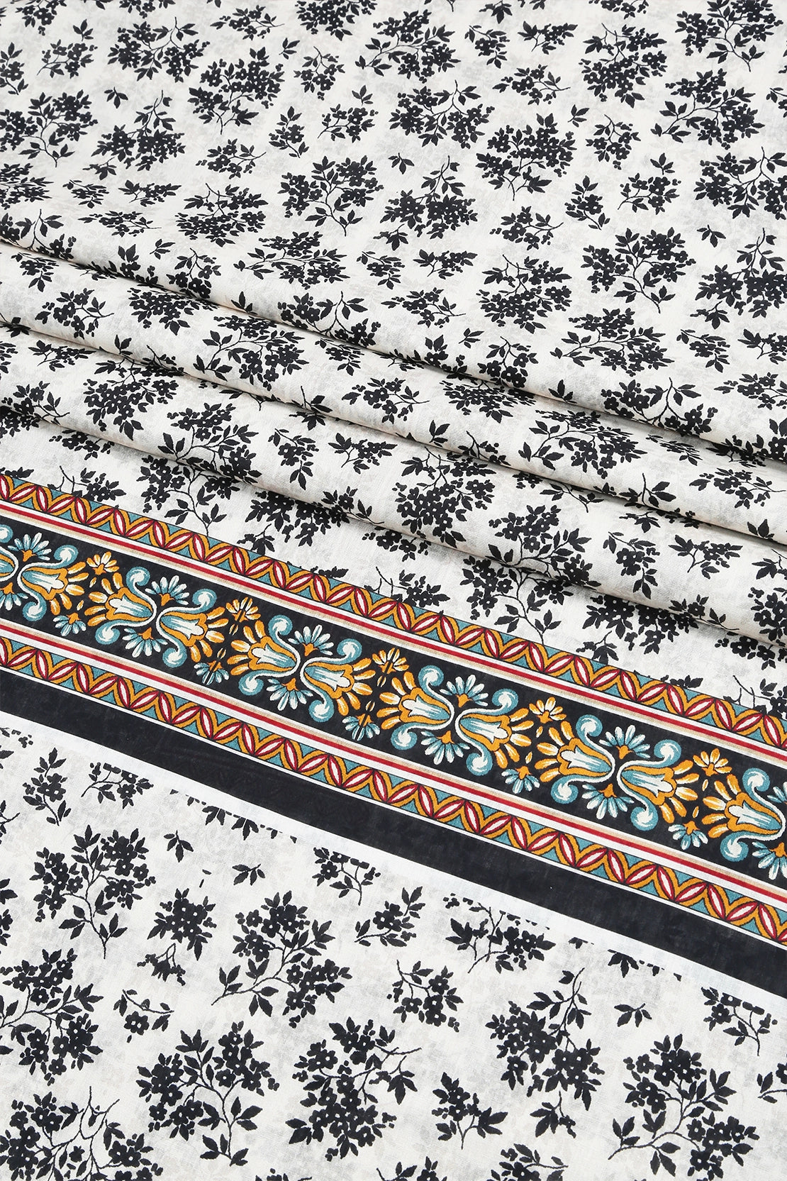 3 Piece - Digitally Printed Lawn - F10 - D4503