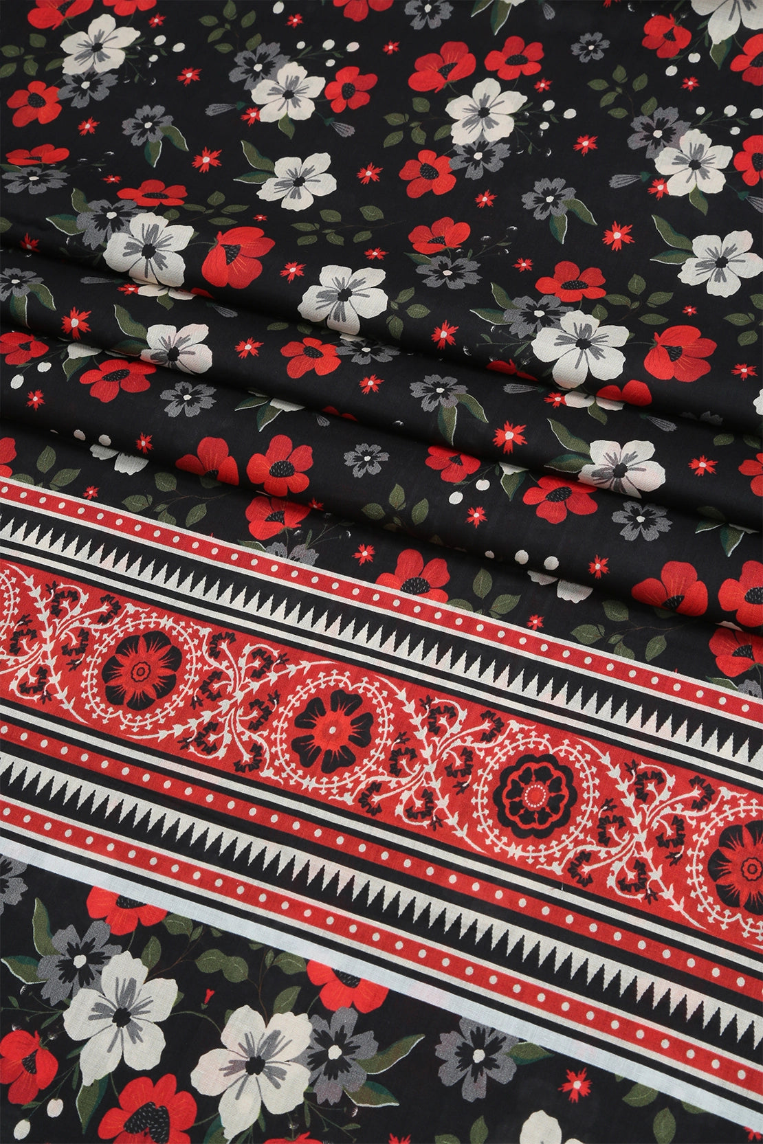 3 Piece - Digitally Printed Lawn - F10 - D4504