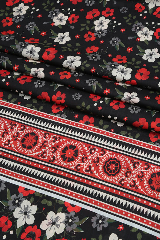 3 Piece - Digitally Printed Lawn - F10 - D4504