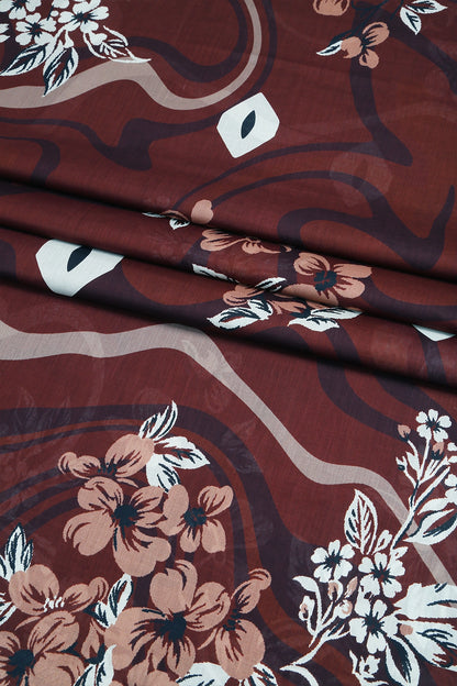 3 Piece - Digitally Printed Lawn - F10 - D4505