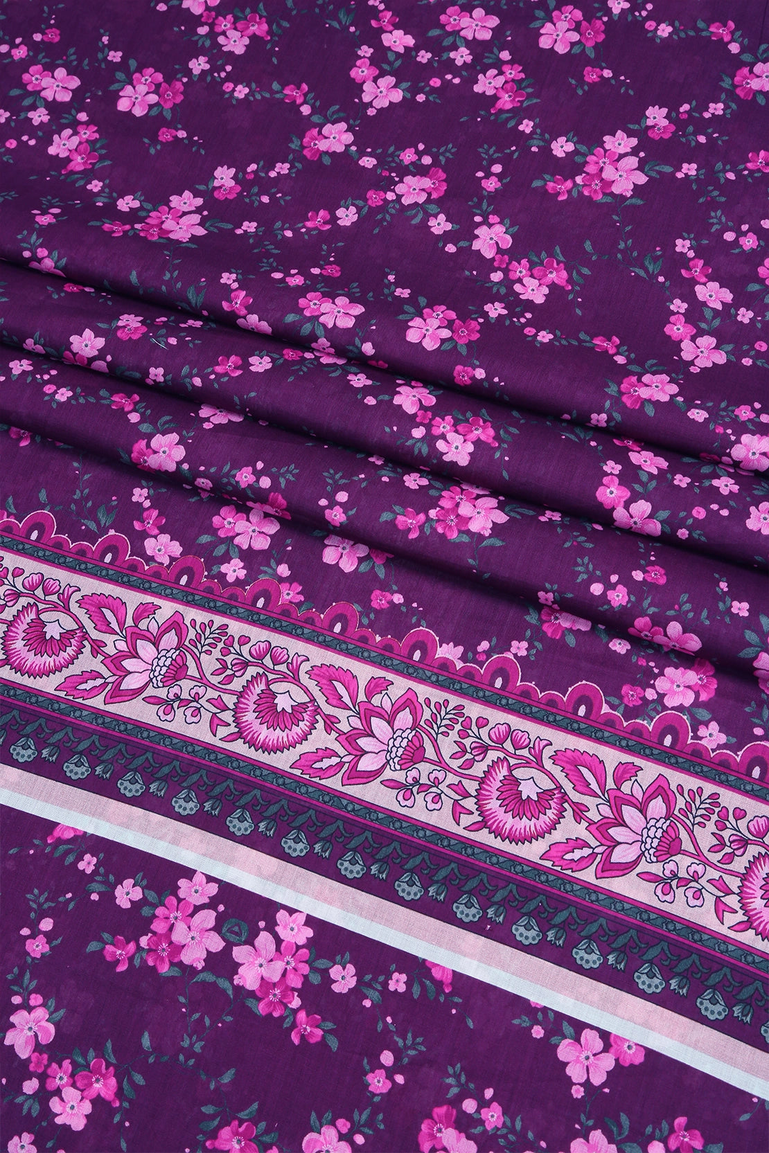 3 Piece - Digitally Printed Lawn - F10 - D4508
