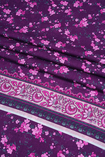3 Piece - Digitally Printed Lawn - F10 - D4508