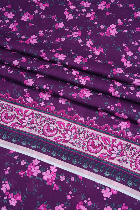 3 Piece - Digitally Printed Lawn - F10 - D4508