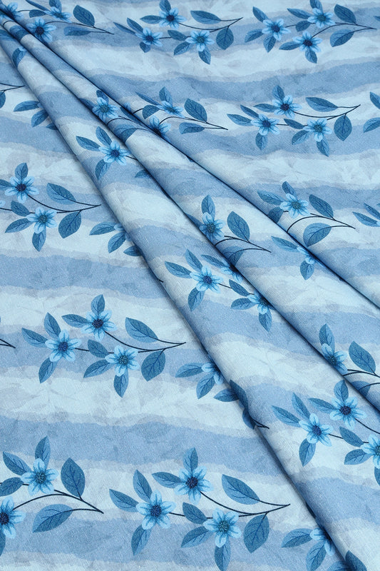 3 Piece - Digitally Printed Silk Karandi - WD1705