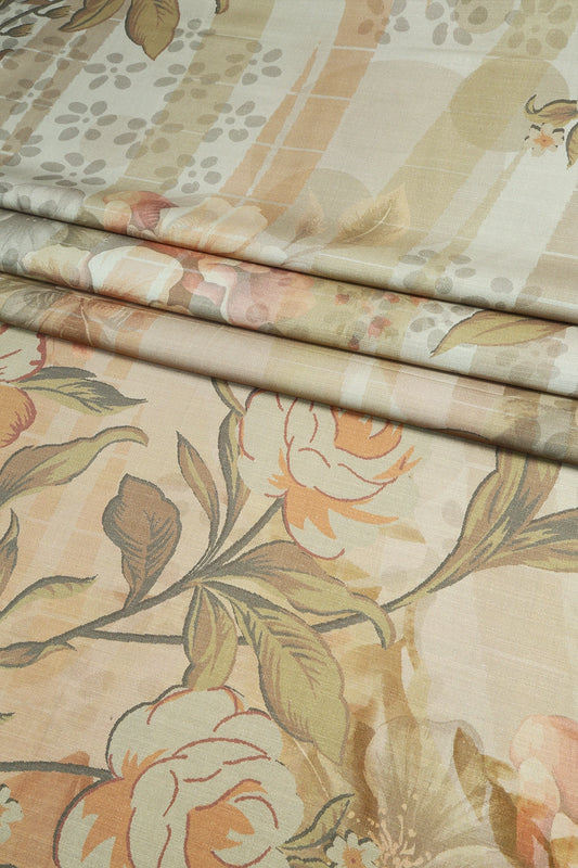 3 Piece - Embroidered Linen Slub - WD1810