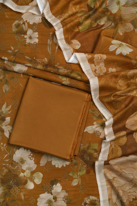 3 Piece - Embroidered Lawn - D2001