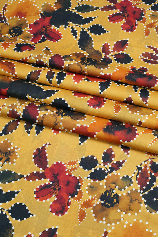 2 Piece - Digitally Printed Lawn - F1 - D2210