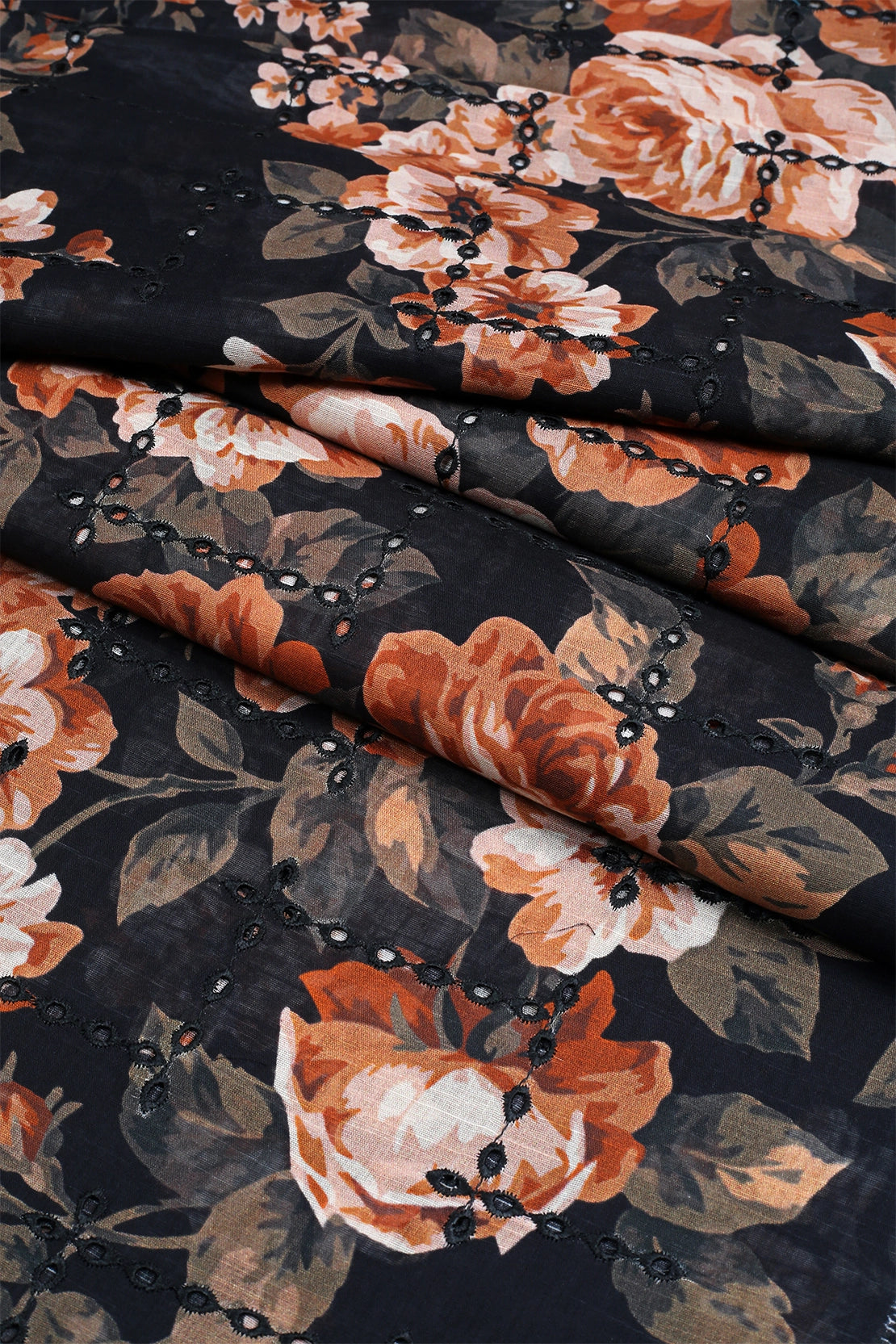 2 Piece - Embroidered Slub Lawn - F4 - D2401