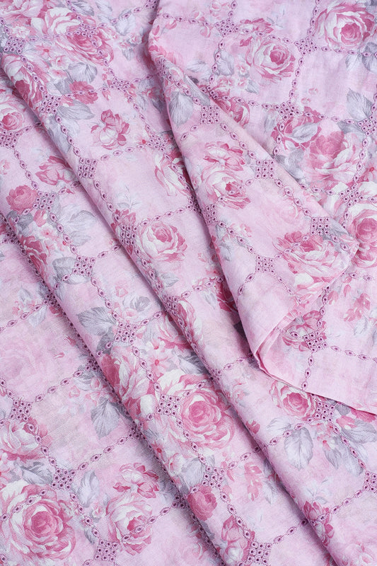 2 Piece - Embroidered Lawn - F35 - D3007
