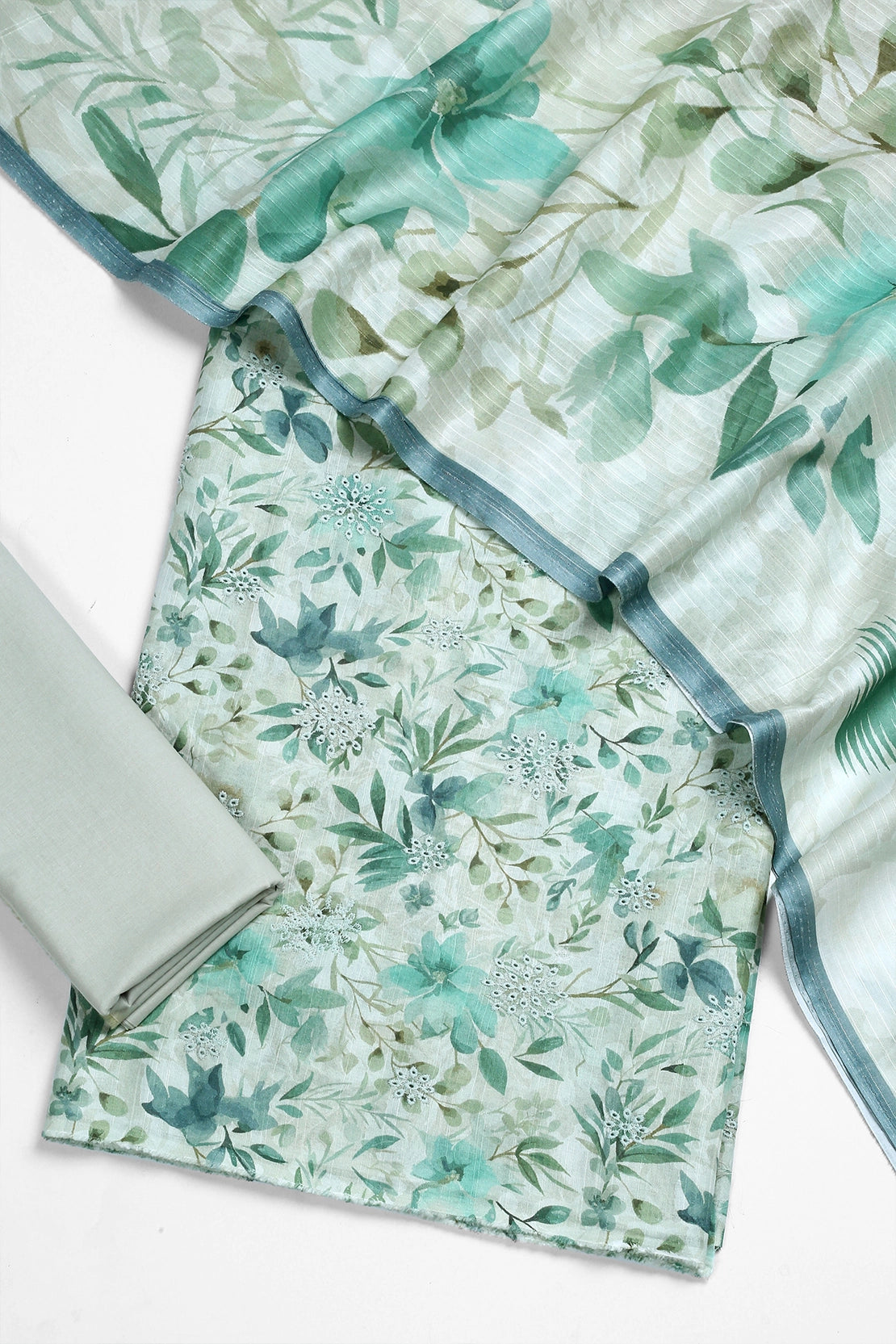 3 Piece - Embroidered Lawn - F49 - D3101