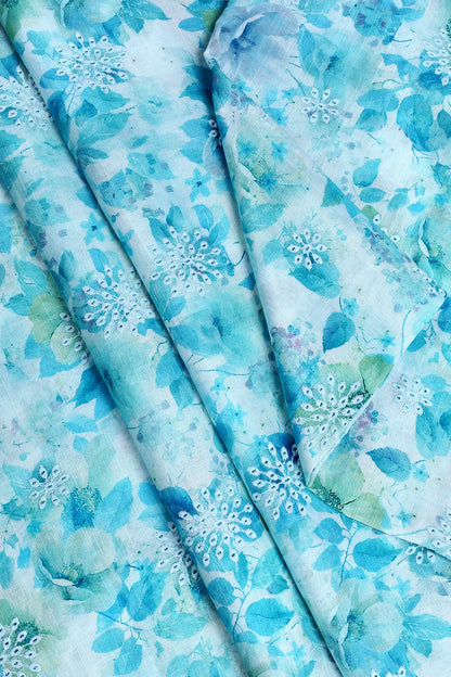 3 Piece - Embroidered Lawn - F49 - D3103