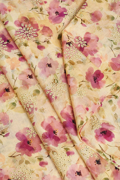 3 Piece - Embroidered Lawn - F49 - D3107
