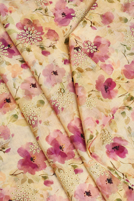 3 Piece - Embroidered Lawn - F49 - D3107