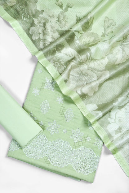 3 Piece - Embroidered Lawn - F41 - D3204