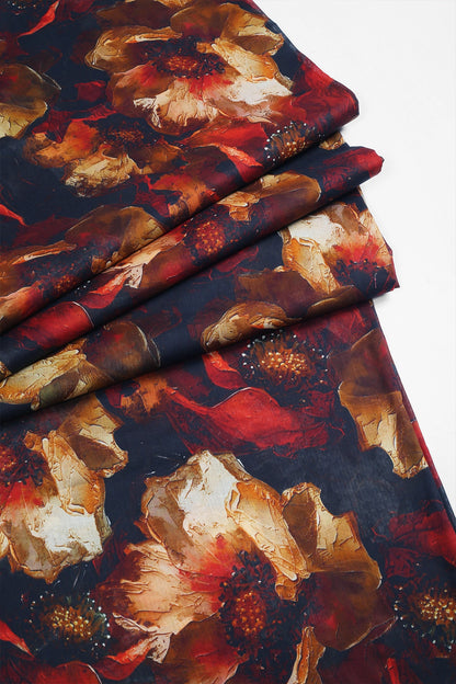 2 Piece - Digitally Printed Lawn - F15 - D3310