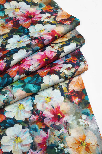 2 Piece - Digitally Printed Lawn - F15 - D3306