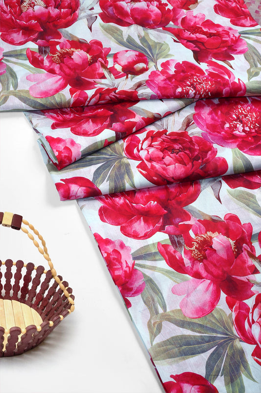 2 Piece - Digitally Printed Lawn - F15 - D3309