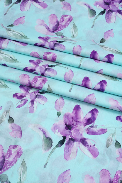 2 Piece - Digitally Printed Lawn - F15 - D3401