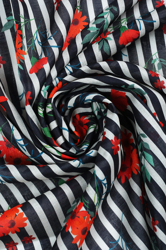 2 Piece - Digitally Printed Lawn - F15 - D3412