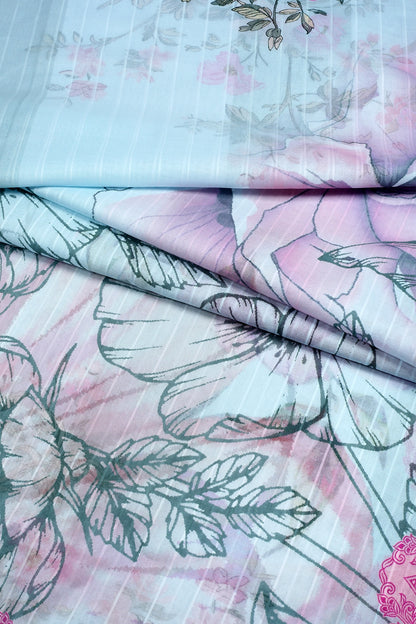 3 Piece - Digitally Printed Lawn - F47 - D3701