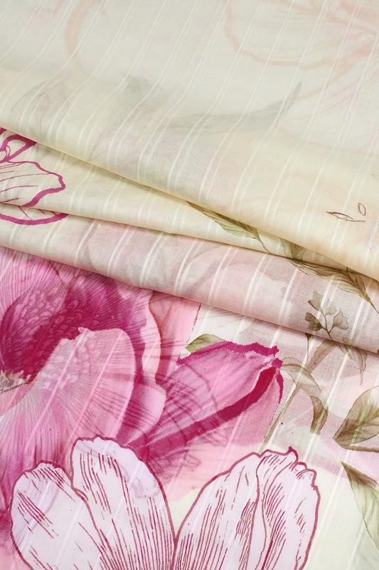 3 Piece - Digitally Printed Lawn - F47 - D3704