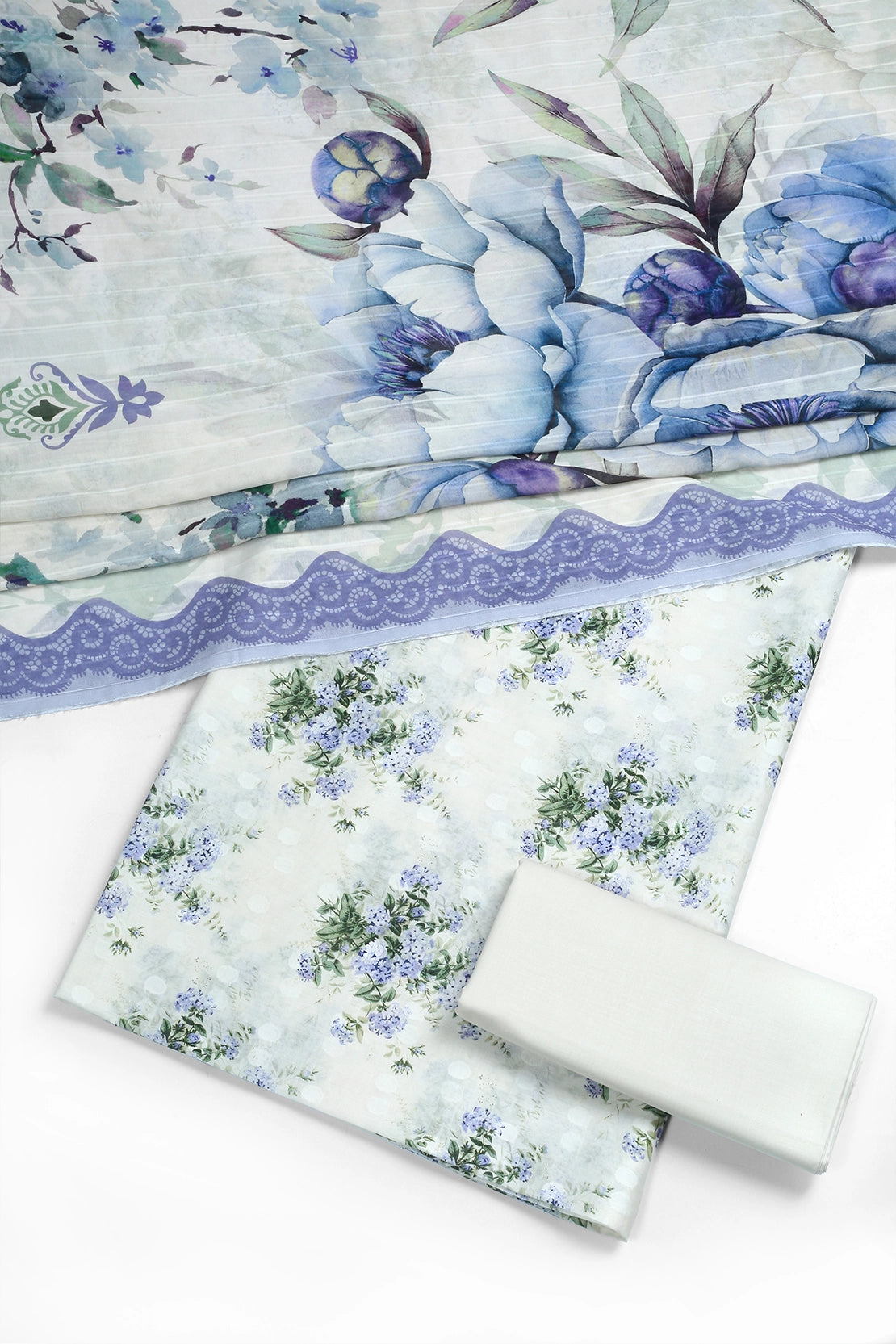 3 Piece - Digitally Printed Lawn - F47 - D3705