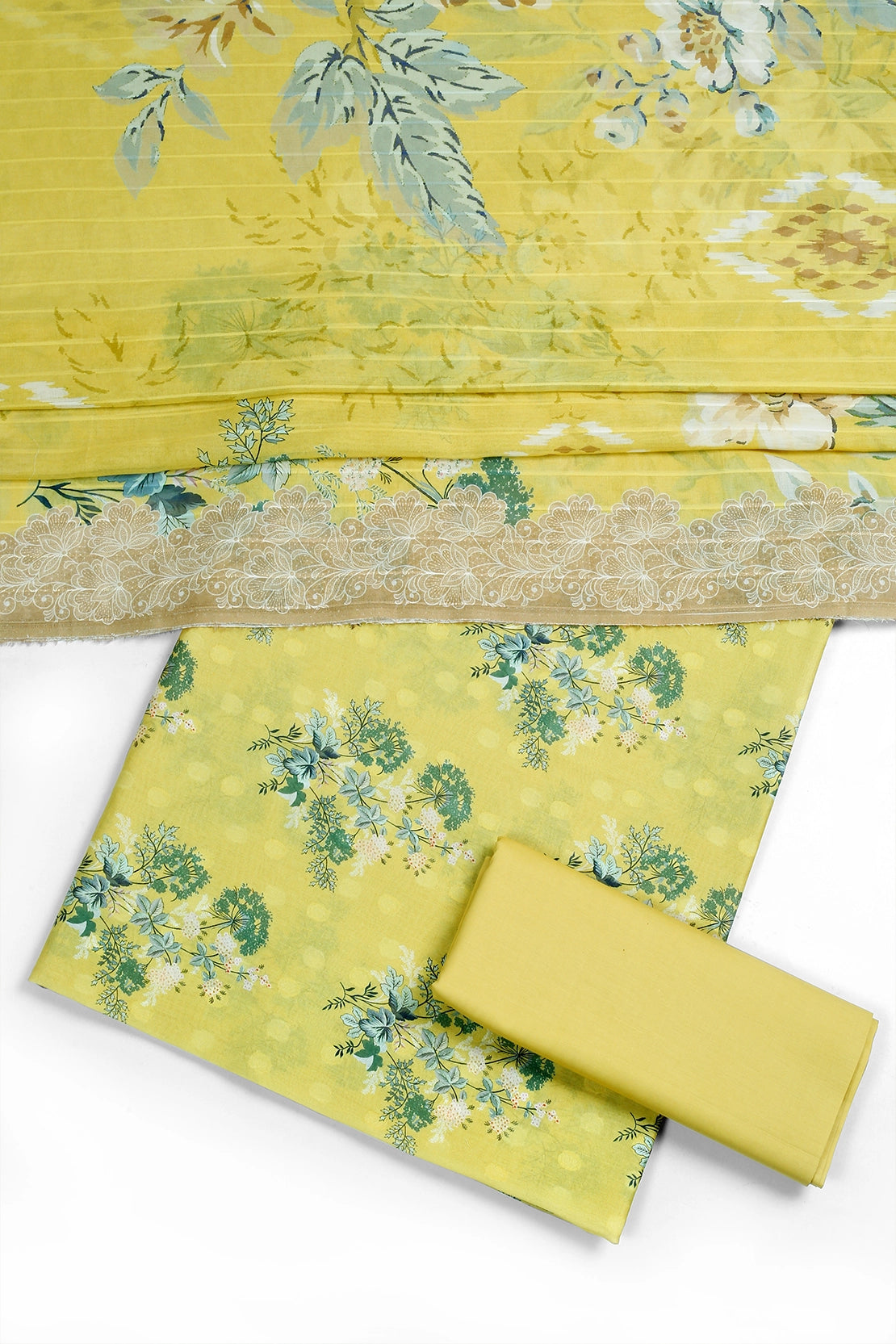 3 Piece - Digitally Printed Lawn - F47 - D3706