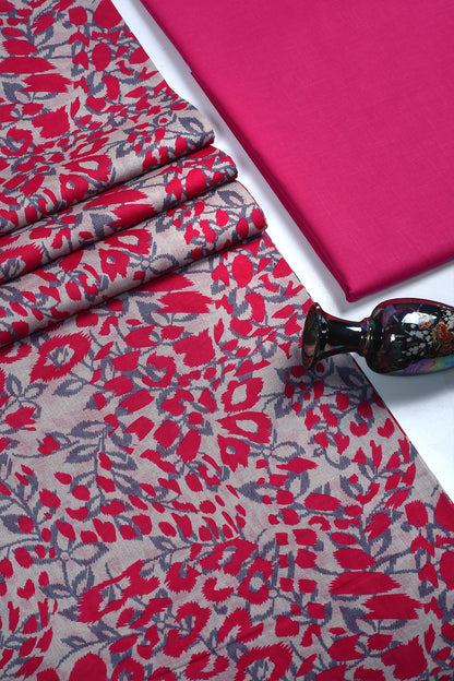 2 Piece - Digitally Printed Lawn - D3905