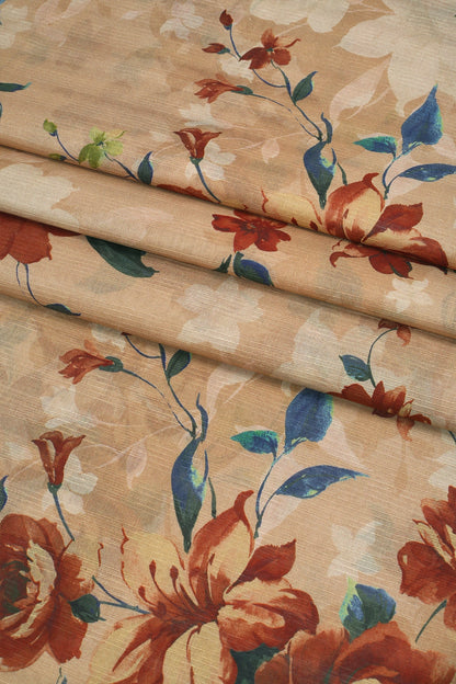 2 Piece - Digitally Printed Doriya Lawn - D3907