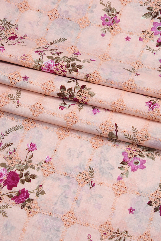 3 Piece - Embroidered Lawn - F63 - D4110