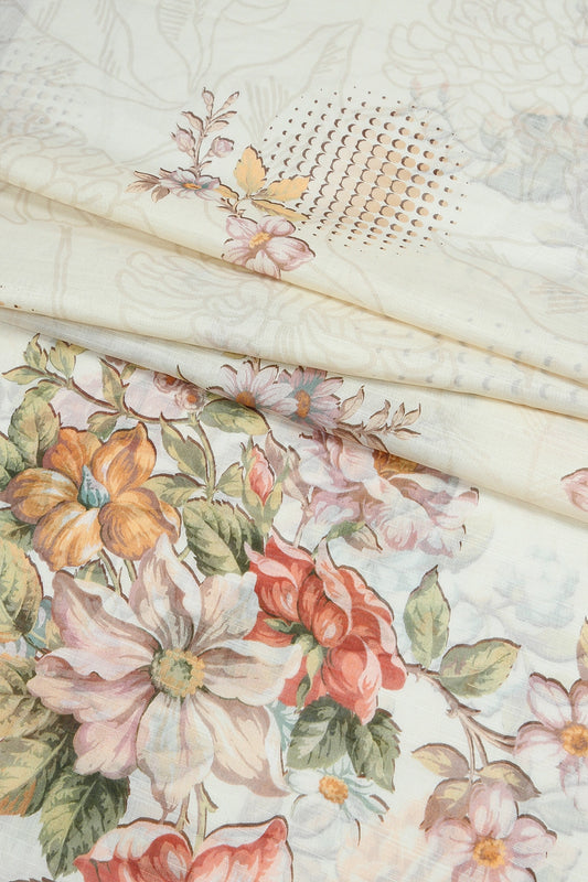 3 Piece - Embroidered Lawn - F63 - D4104