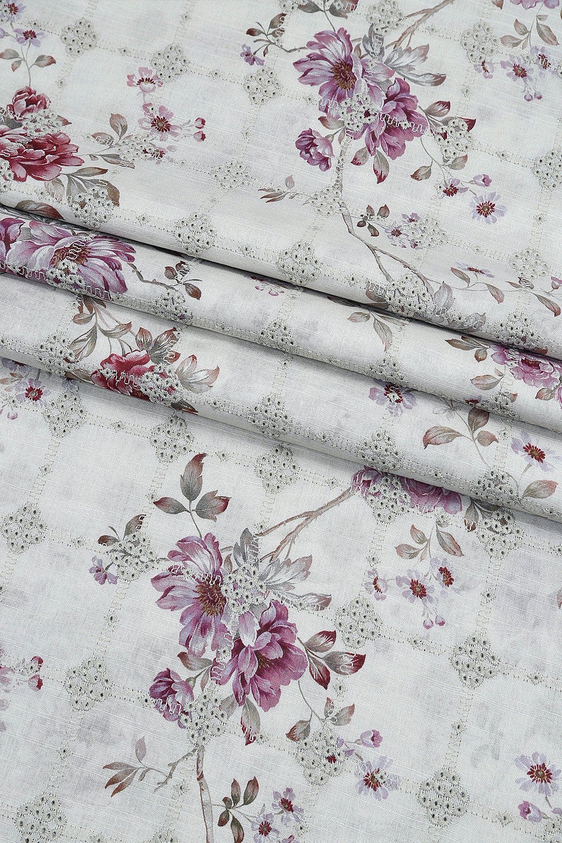 3 Piece - Embroidered Lawn - F63 - D4109
