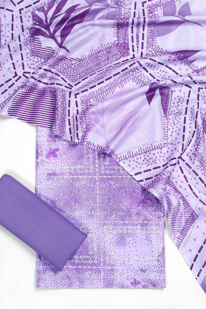 3 Piece - Embroidered Lawn - F54 - D4211