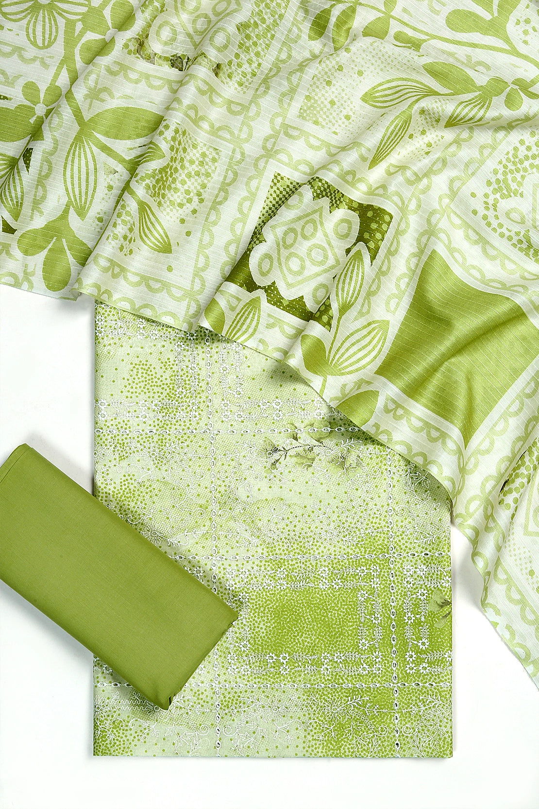 3 Piece - Embroidered Lawn - F54 - D4212
