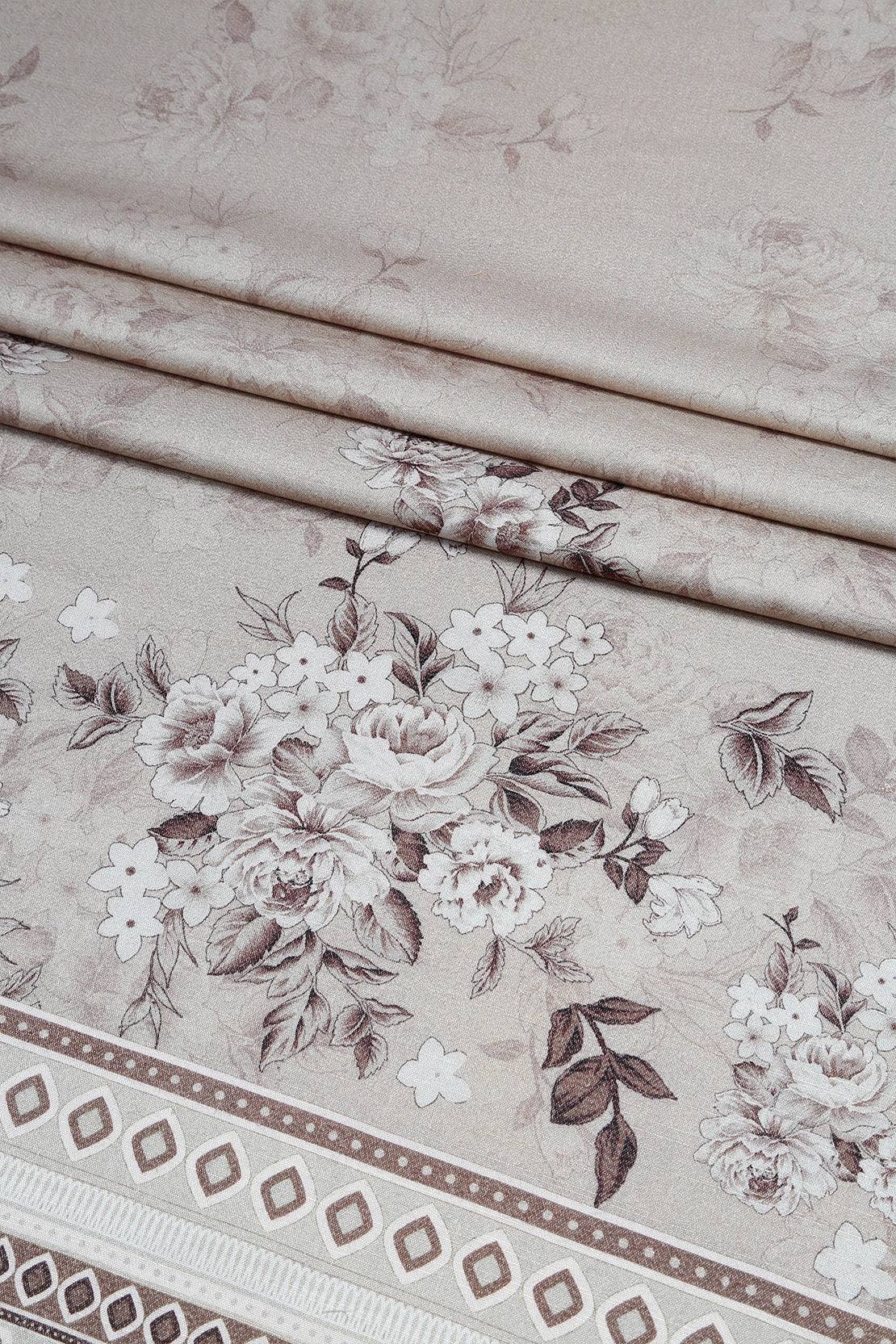 3 Piece - Digitally Printed Dhanak - WD905