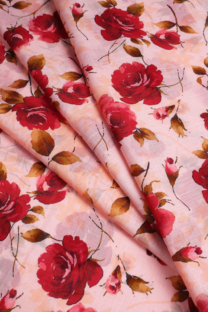 2 Piece - Digitally Printed Slub Lawn - D1103