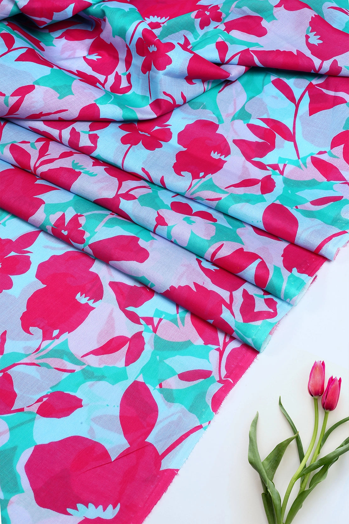 2 Piece - Digitally Printed Lawn - D1210