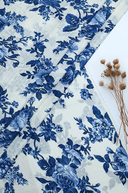 2 Piece - Digitally Printed Bana Doriya Lawn - D1305