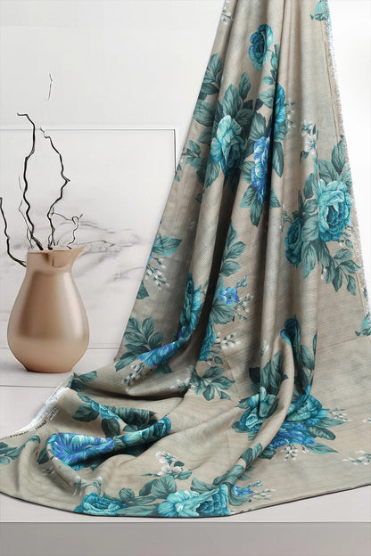 2 Piece - Digitally Printed Bana Doriya Lawn - D1309