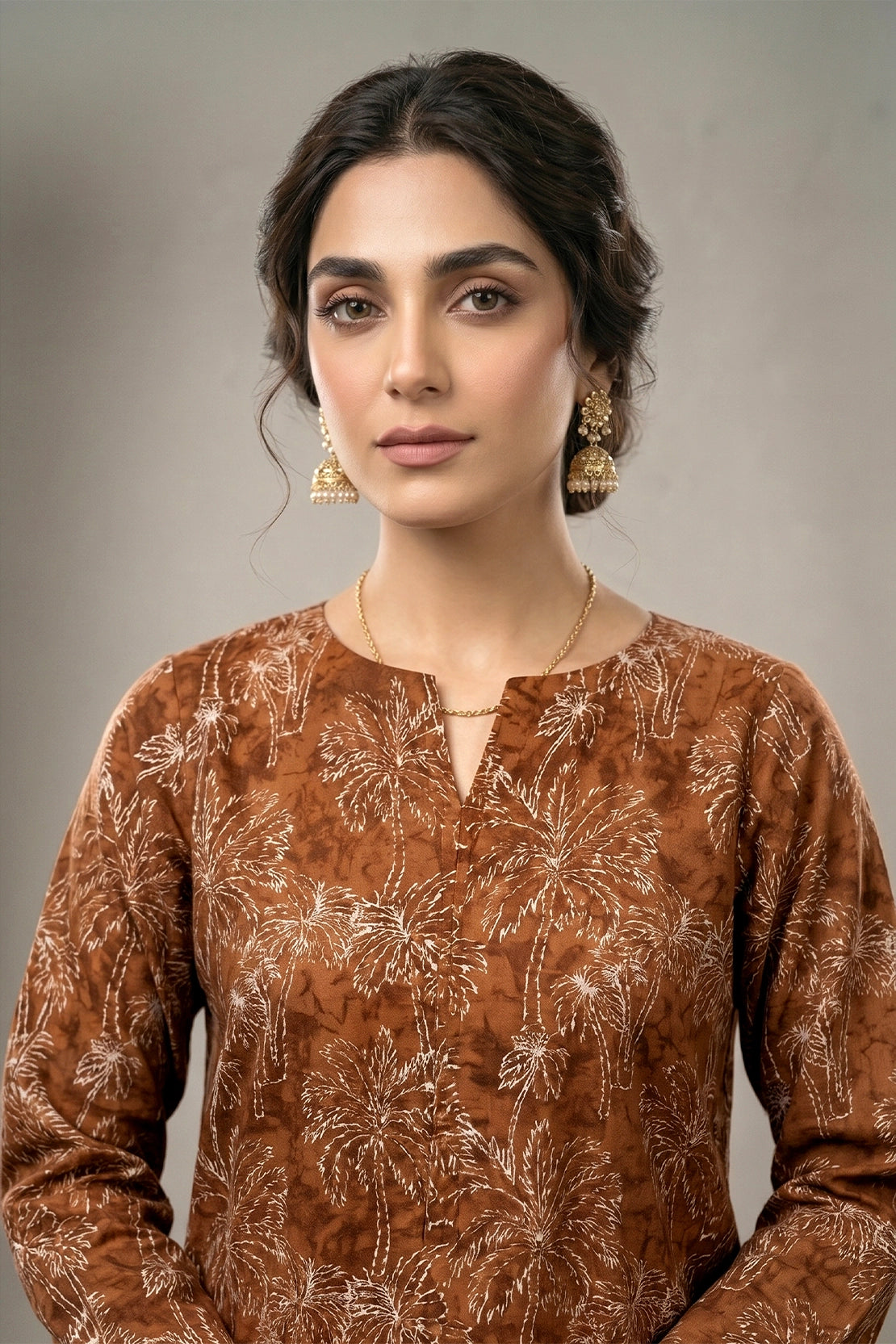 2 Piece - Digitally Printed Lawn - D4701