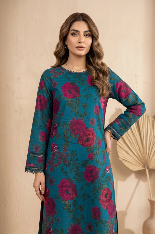 2 Piece - Digitally Printed Doriya Lawn - D4706