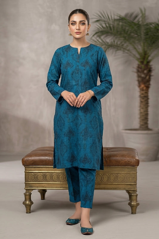 2 Piece - Digitally Printed Doriya Lawn - D4707