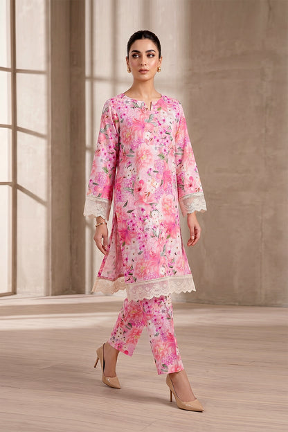 2 Piece - Digitally Printed Doriya Lawn - D4708