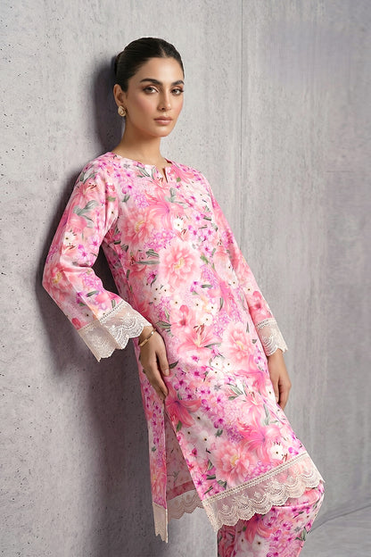 2 Piece - Digitally Printed Doriya Lawn - D4708