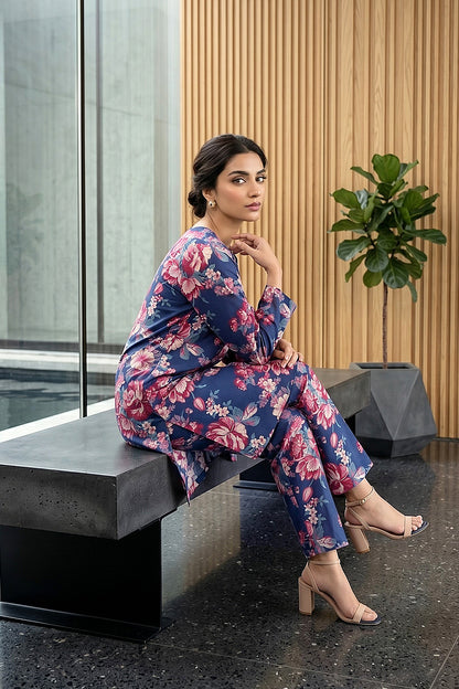 2 Piece - Digitally Printed Doriya Lawn - D4709