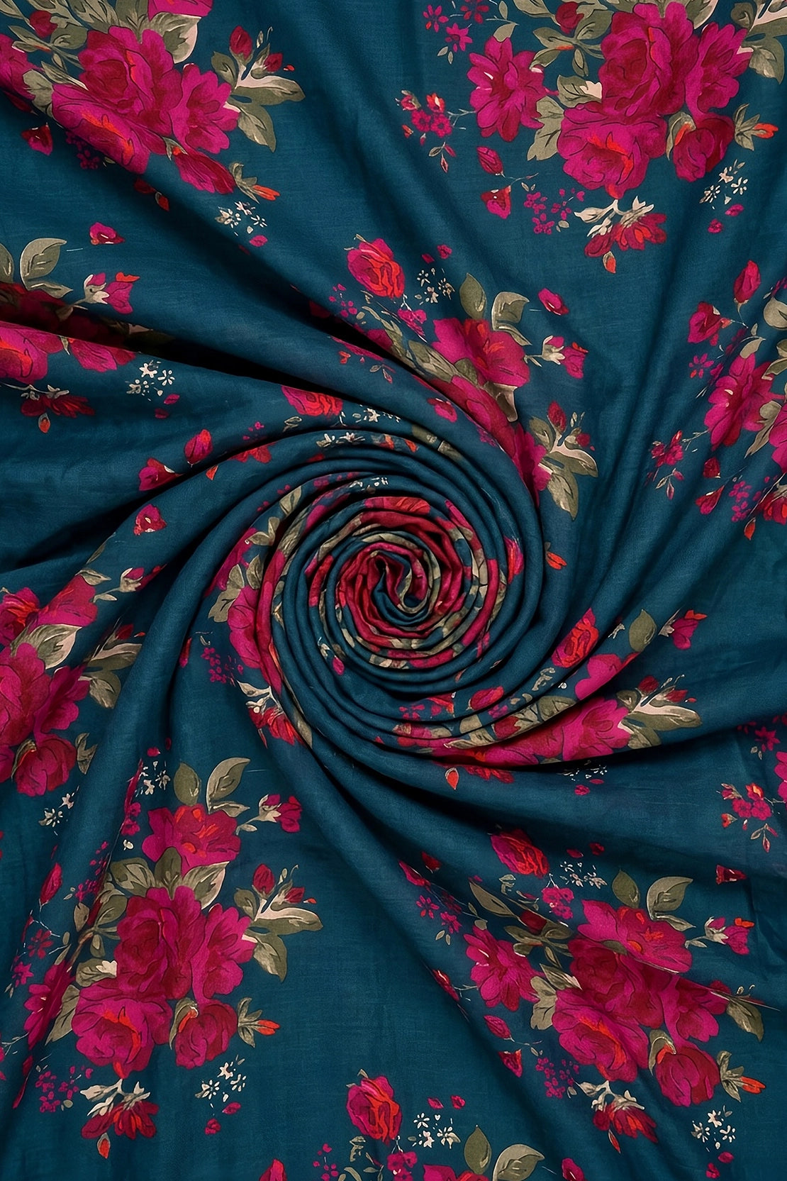 2 Piece - Digitally Printed Lawn - Coral 11405