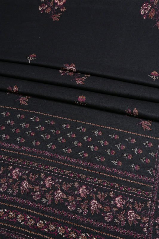 3 Piece - Digitally Printed Cherry Slub Dhanak - WD1904