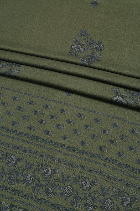 3 Piece - Digitally Printed Cherry Slub Dhanak - WD1907
